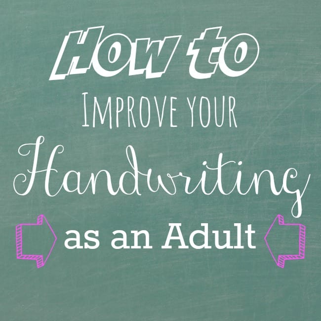 Exercises to Improve Handwriting as an Adult and Review of Fix it Write  The Artisan Life