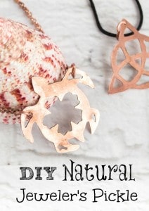 Recipe to Make your own DIY Natural Jeweler's Pickle