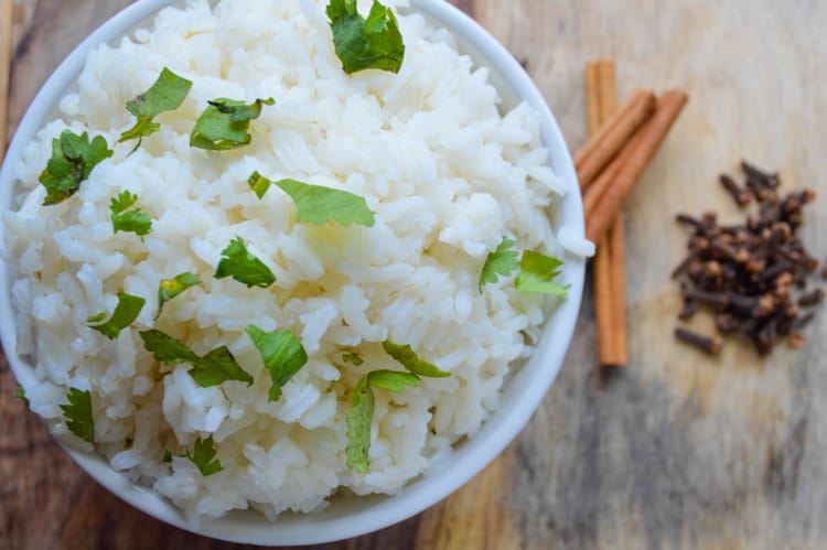 rice with parsley