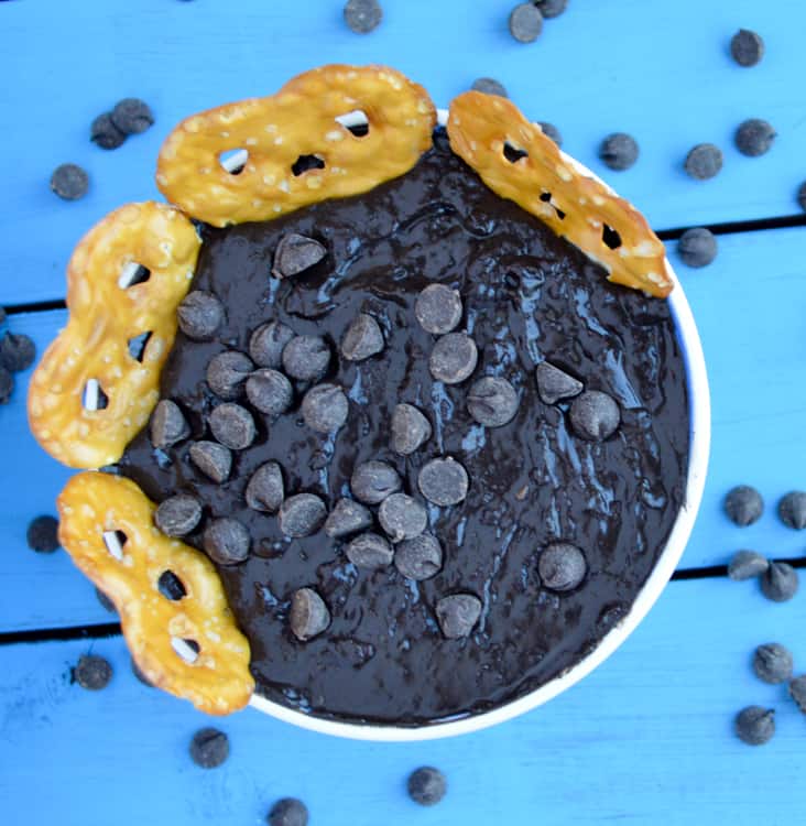 Super Secret Ingredient Healthy Double Chocolate Brownie Batter Dessert