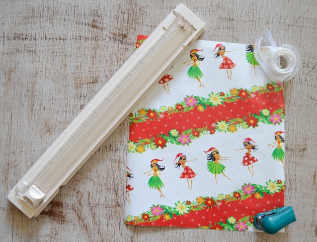 supplies for making a gift bow