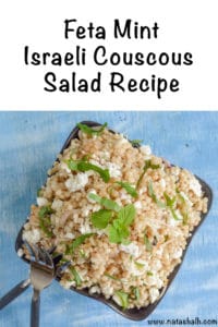 feta mint israeli couscous salad recipe