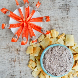 easy black bean hummus