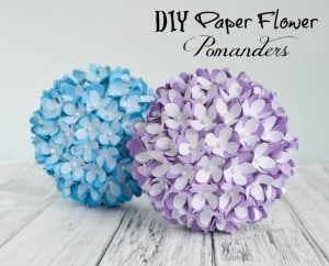 How to Make a Paper Flower Pomander/Kissing Ball - DIY Wedding Tutorial