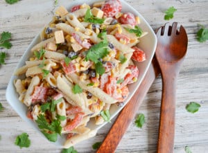 Chipotle Greek Yogurt Pasta Salad