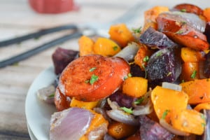 Paleo Roasted Fall Vegetable Bake