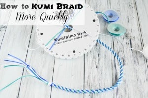 How to Kumi Braid More Quickly with your Kumihimo Braiding Disk