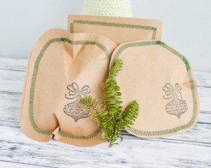 Easy Last Minute No Tape, No Ribbon Gift Wrap Idea - Great for Stocking Stuffers!