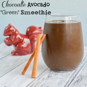 Paleo Chocolate Avocado Green Smoothie Recipe