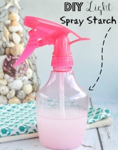 How to Make your Own Light Spray Starch (Perfect for Cottons!)
