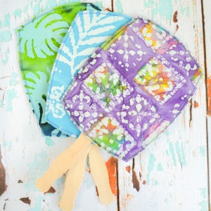 DIY Hand Fans - How to Make your Own Customized Hand Fans (with free printable pattern!)