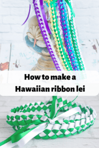 How to make a Hawaiian braided ribbon lei
