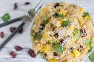 Mango Coconut Quinoa Salad