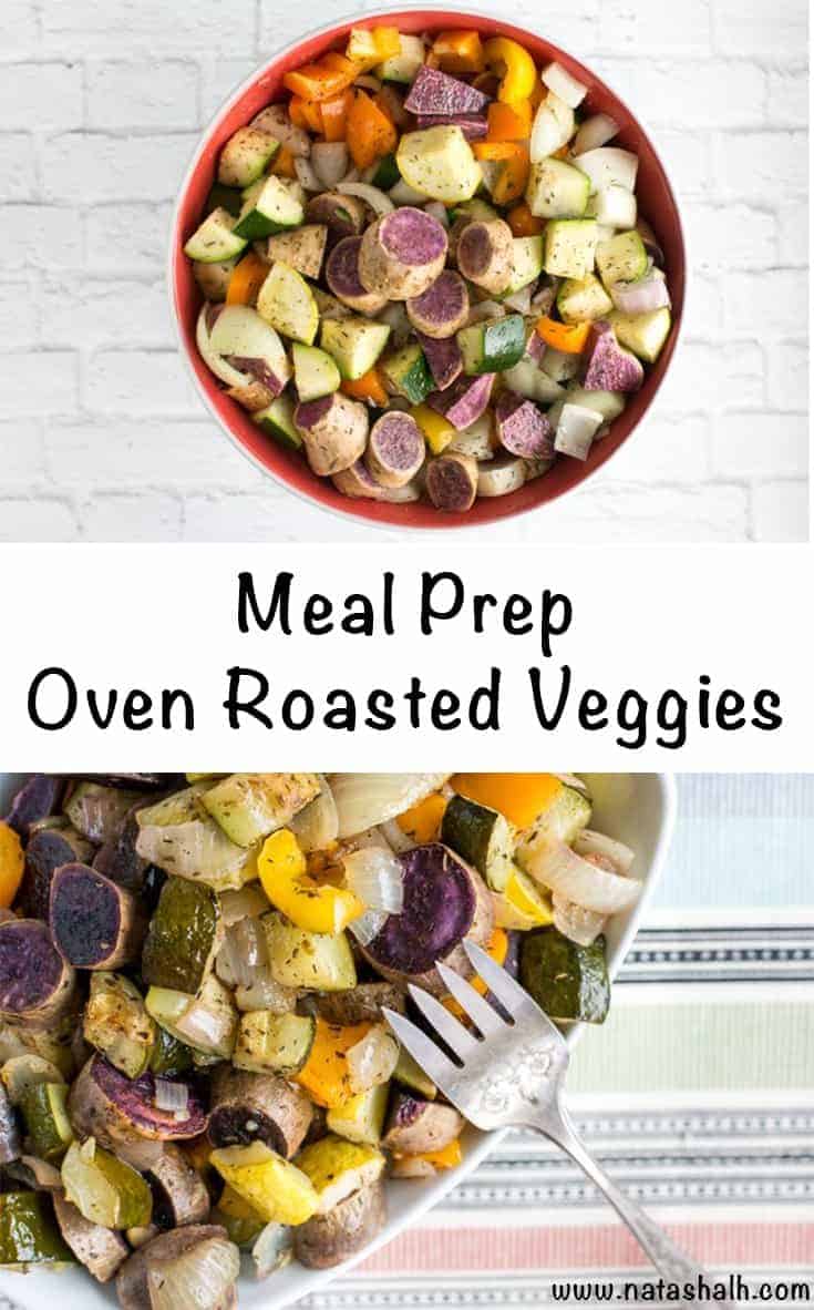 Weekly Meal Prep Oven Roasted Veggies
