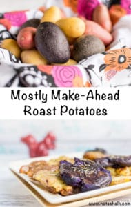 mostly make-ahead roast potatoes