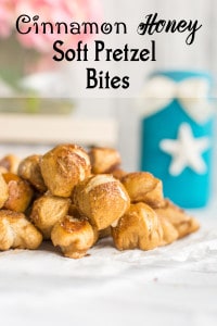 Honey Cinnamon Soft Pretzel Bites Recipe