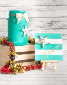 Mini Beach Art Canvas Tutorial