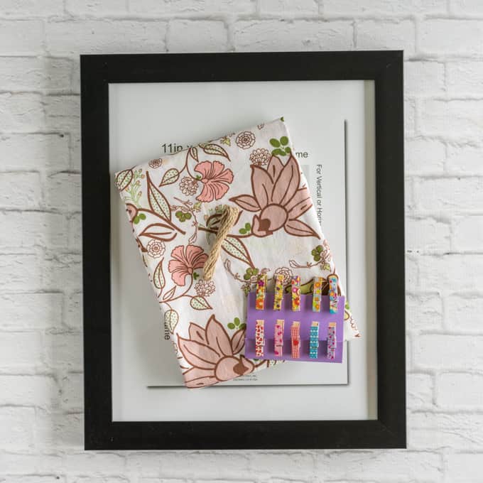 DIY Memo Board from a Picture Frame The Artisan Life