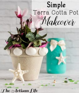 Easy Terra Cotta Pot Makeover