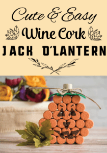 How to Make a Wine Cork Jack O'Lantern