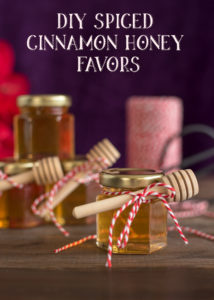 DIY Spiced Cinnamon Honey Favors - Cinnamon Infused Honey Recipe