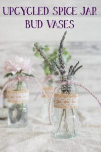 Upcycled Spice Jar Bud Vase Tutorial