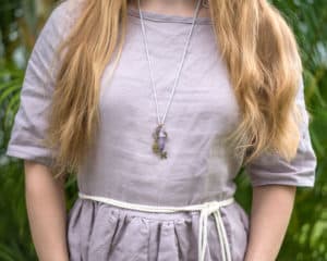 Anthro-Inspired Crystal & Key Necklace Tutorial