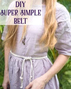 Super Simple DIY Belt Tutorial
