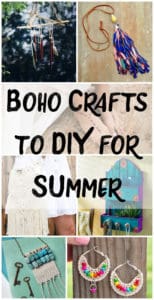 Boho Crafts to DIY for Summer
