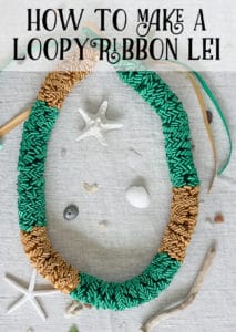 how to make a loopy ribbon lei - Hawaiian ribbon lei online class