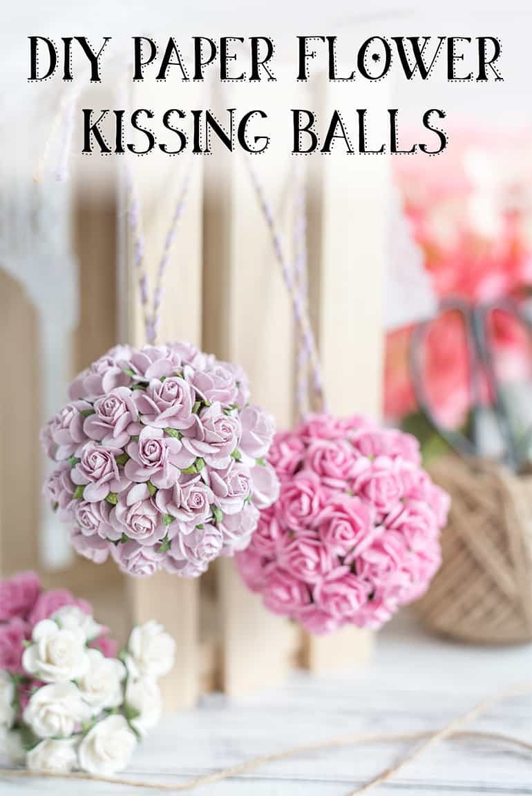 paper flower kissing ball tutorial diy wedding paper flower paper flower balls