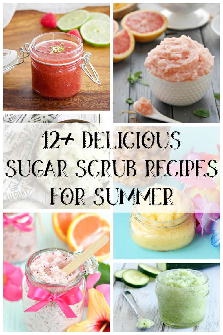 12+ delicious sugar scrub recipes for summer