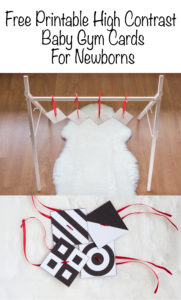 Free Printable High Contast Baby Gym Mobile