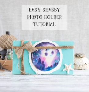 Easy Shabby Photo Holder Tutorial