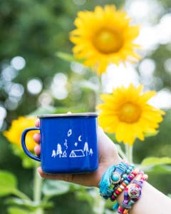 DIY enamel camp mug tutorial - easy and so cute!