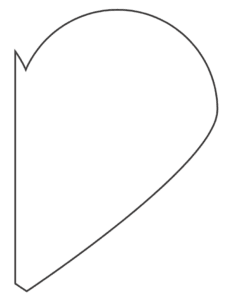 12 heart template printables