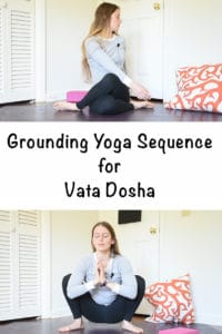 Grounding yoga sequence for fall