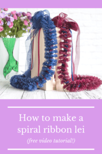 how to make a spiral lei free video tutorial