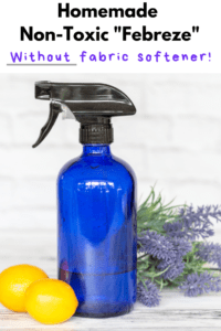 Homemade non-toxic Febreze without fabric softener!